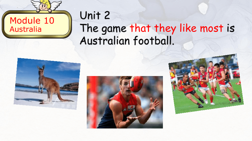 Module10 Unit2 The game that they like most is Australian football.课件 (共28张PPT)