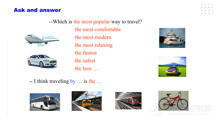 Module 4 Planes, ships and trains Unit 2 What is the best way to travel？课件37张PPT