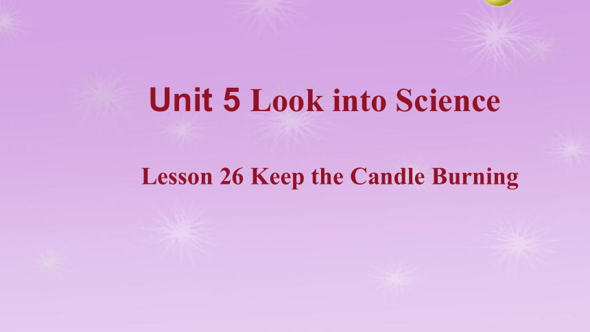 Unit 5 Look into Science Lesson 26 课件-冀教版英语九年级全册(共21张PPT)