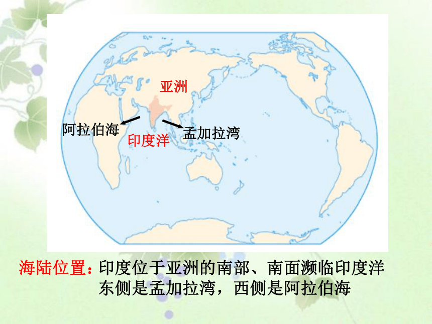 2020-2021学年人教版初中地理七年级下册第七章第三节印度 课件（共21张PPT）