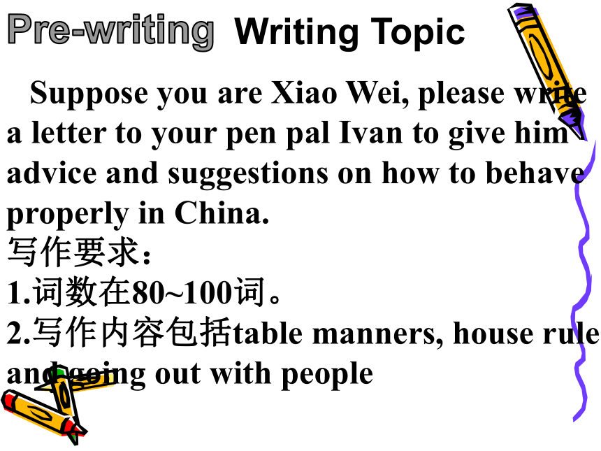 Unit 10 You're supposed to shake hands. Section B Writing 课件