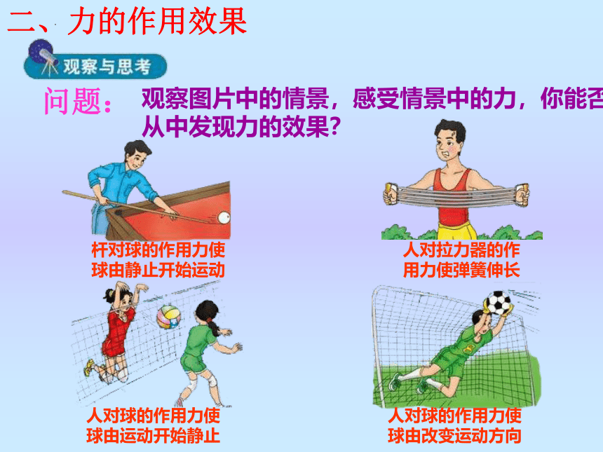 第七章第一节《力》课件2021-2022学年北师大版八年级物理下册(共21张PPT)