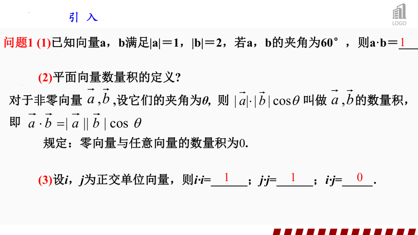 6.3.5平面向量数量积的坐标表示  课件(共21张PPT)