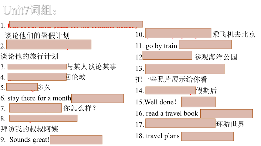 译林版（三起）六年级下册英语课件-Unit5-8知识点复习(共40张PPT)