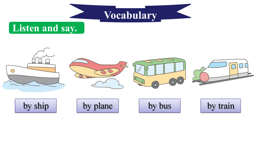 Unit 2 Vacation Plans  Vocabulary & Target 课件(共20张PPT)