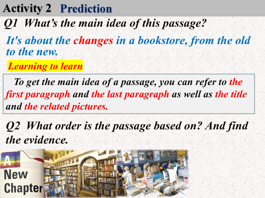 外研版（2019）选择性必修第二册Unit 3 Times change Understanding ideas A New Chapter 课件(共20张PPT)