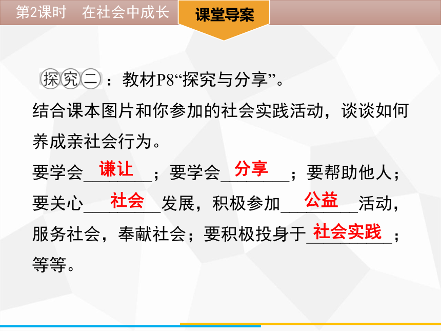 1.2 在社会中成长 课件 （37张ppt)