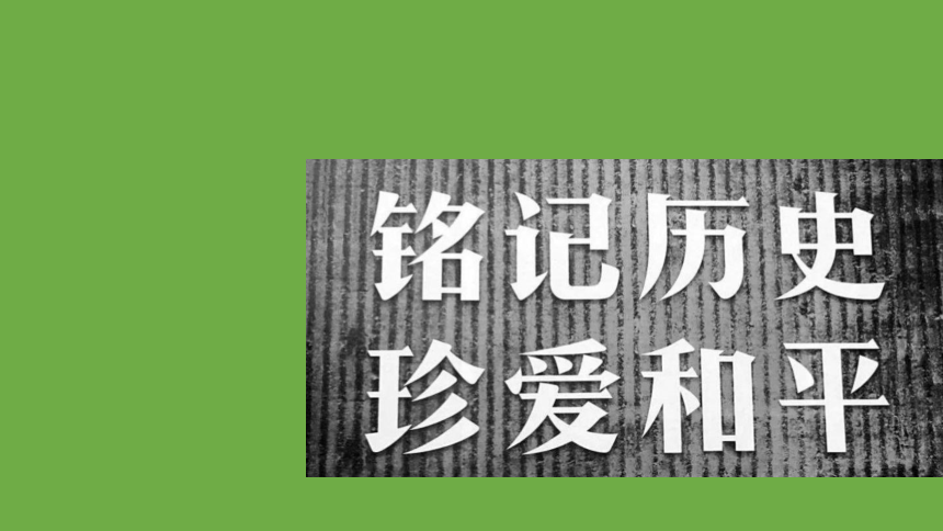 2022-2023学年部编版语文八年级上册同步多媒体教学 第一单元第5课《国行公祭，为佑世界和平》 课件