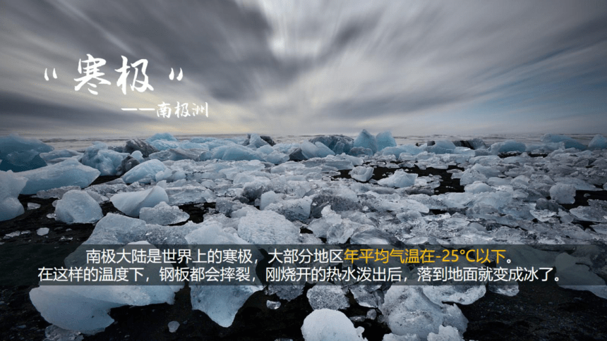 9.5 极地地区—冰封雪裹的世界 2022-2023学年七年级地理下册同步精品课件（晋教版）（共60张PPT）