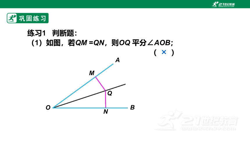 12.3角平分线的性质（2）  课件(22张ppt)