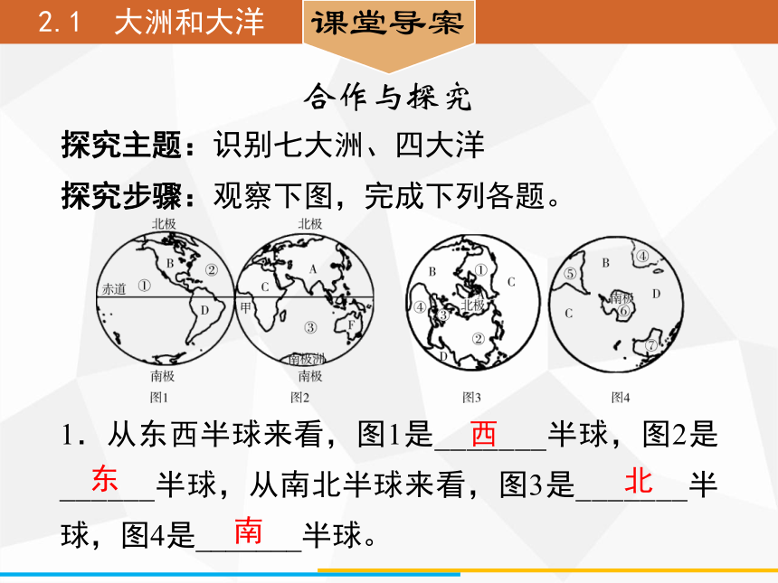 人教版七年级上册地理 2.1　大洲和大洋 课件（42张PPT）