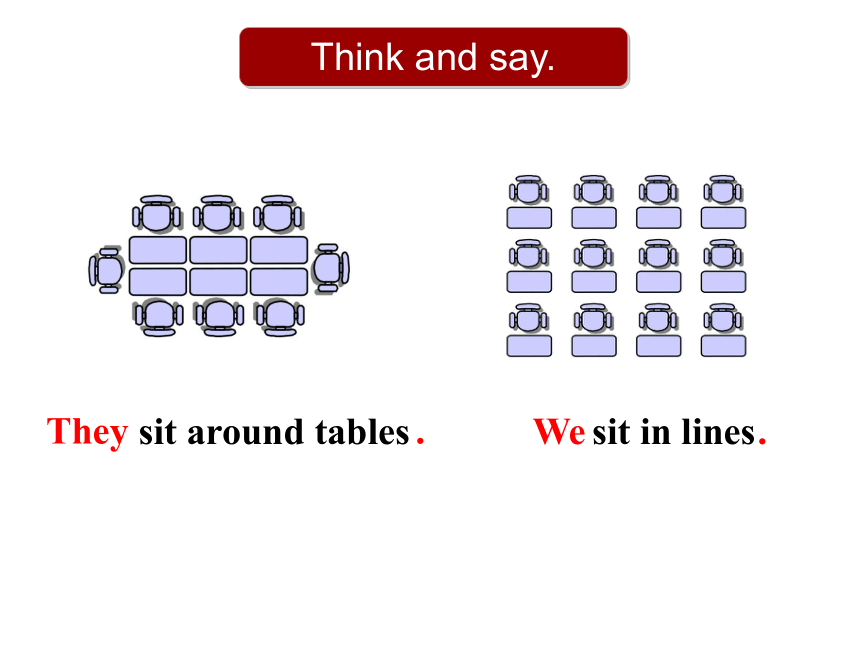 Module 8 Unit 1 Children often sit around tables 课件(共13张PPT)