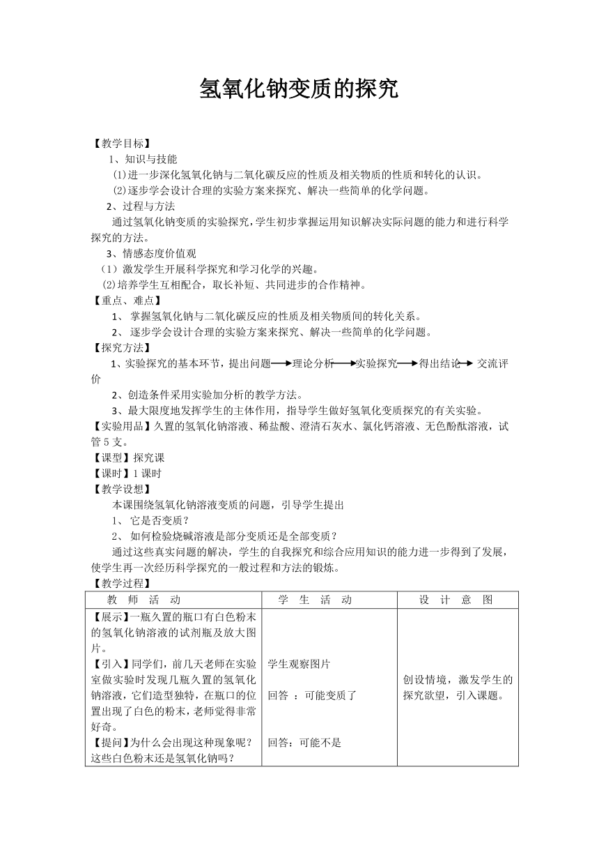 12.2 《盐的性质》 教案-2020-2021学年京改版化学九年级下册