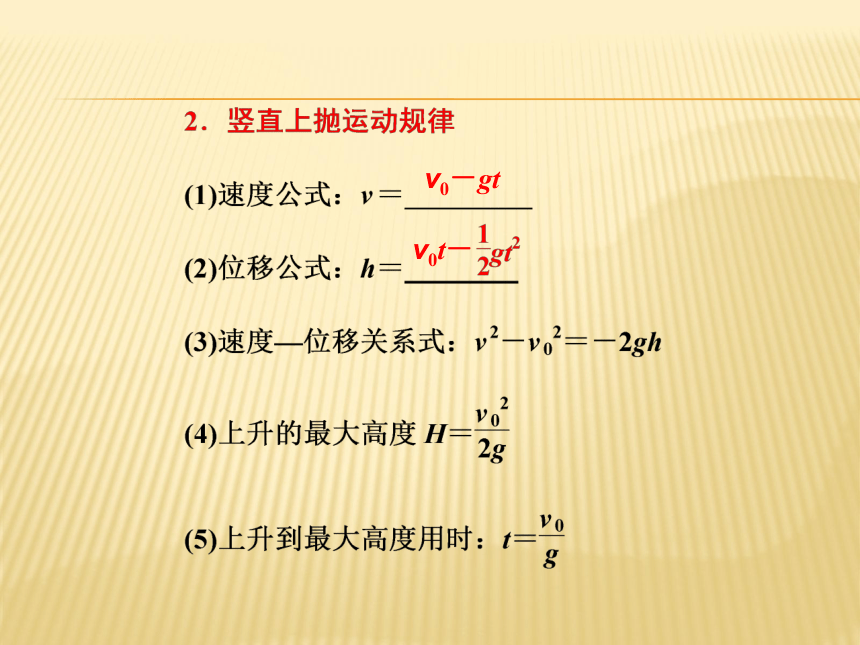 2020—2021学年人教版高一物理《匀变速直线运动的规律》课件26张PPT