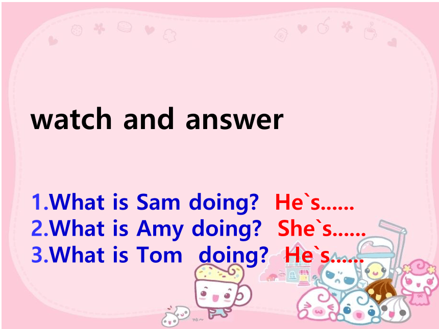 Module 2 Unit 2 What are you doing课件(共20张PPT)