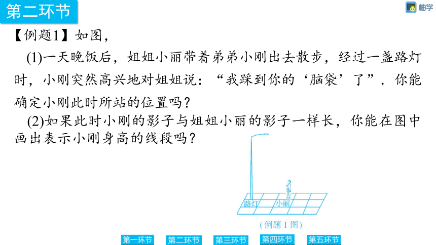 【慧学智评】北师大版九上数学 5-1 灯光与影子(中心投影) 同步授课课件