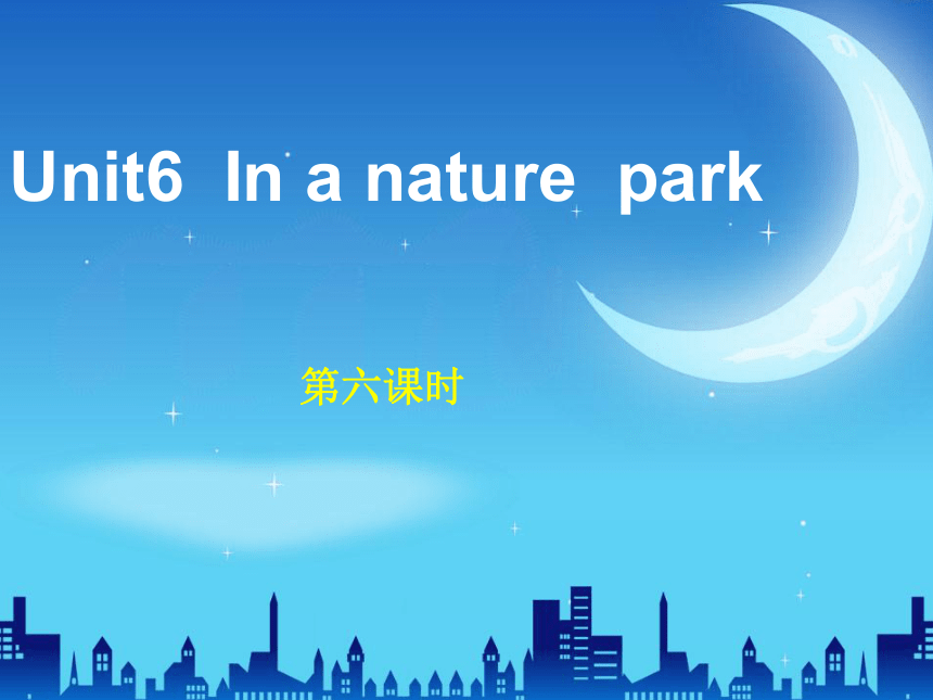Unit6 In a nature park  复习 课件(共18张PPT)