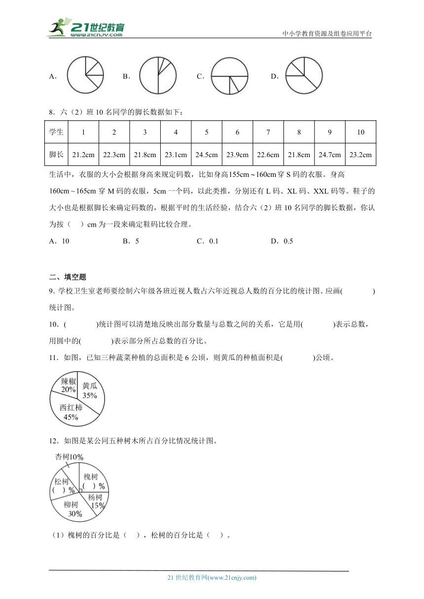 小升初七大专题：统计和概率（专项突破）-小学数学六年级下册北师大版（含解析）