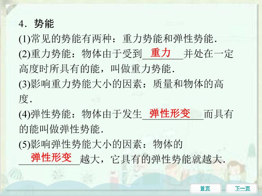 2021年中考物理一轮基础知识复习课件：第17课时 动能和势能、机械能及其转化（51张ppt）