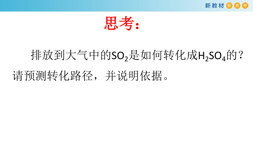 2021-2022学年高一上学期化学鲁科版（2019）必修第一册3.2.4基于二氧化硫和硫酸的性质设计酸雨治理方案课件（18张ppt））