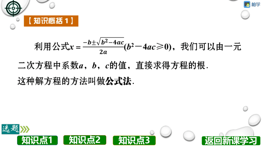【分层教学方案】第13课时 用公式法求解一元二次方程 课件