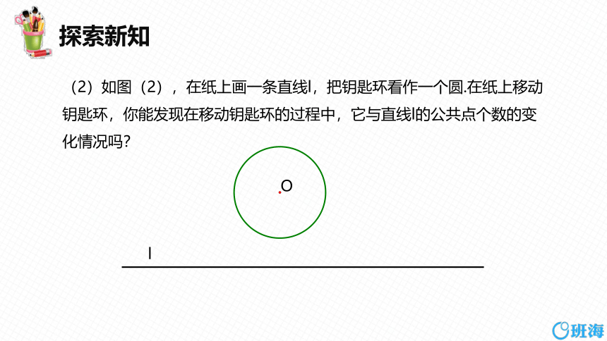 人教版（新）九上-24.2.2 直线和圆的位置关系 第一课时【优质课件】