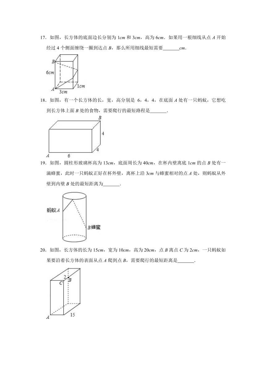 2021-2022学年北师大版八年级数学上册1.3勾股定理的应用 期末综合复习训练 （Word版含答案）