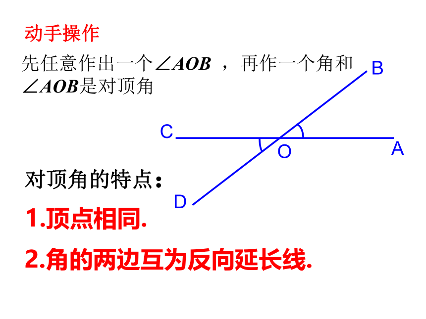 6.9直线的相交课件（共17张） 2022—2023学年浙教版数学七年级上册