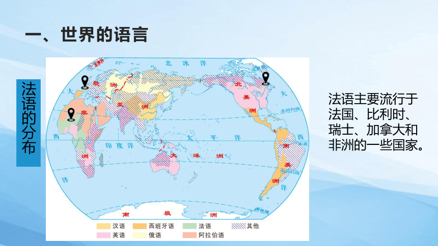 3.3世界的语言与宗教课件2021-2022学年湘教版地理七年级上册（共33张PPT）