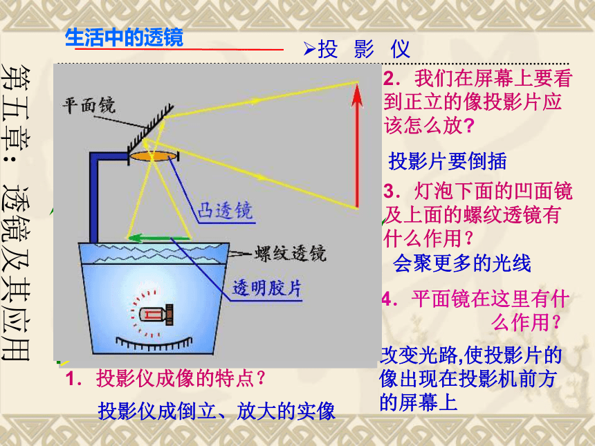 人教版八年级物理 第五章第二节生活中的透镜课件（33张pptppt）