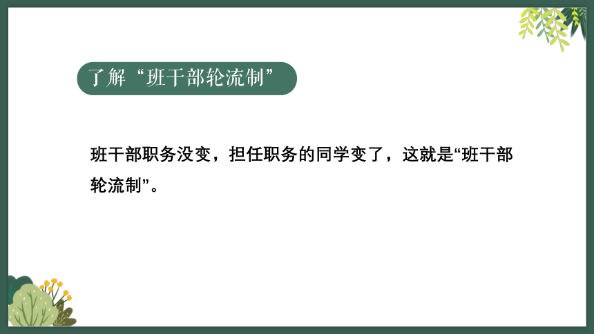 小学语文三年级下册 口语交际：该不该实行班干部轮流制 课件(共20张PPT)