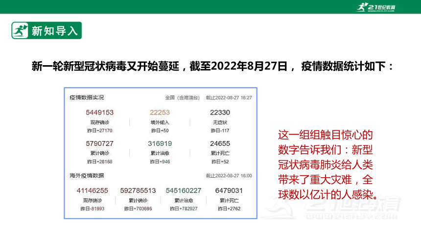 【新课标】1.5《疫情与防护》课件（23张PPT）