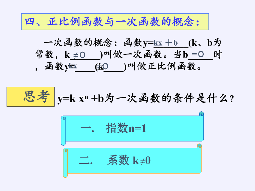 华东师大版八年级下册数学  一次函数小结 课件 (共22张PPT)