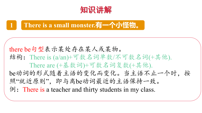 Module 6  Unit 2 There is a small monster课件（11张PPT）