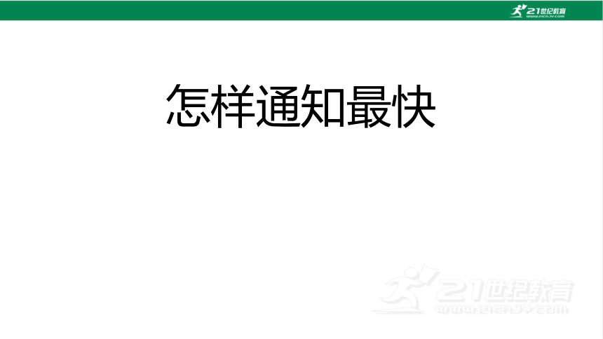 人教版（2023春）数学五年级下册怎样通知最快 课件（26张PPT)