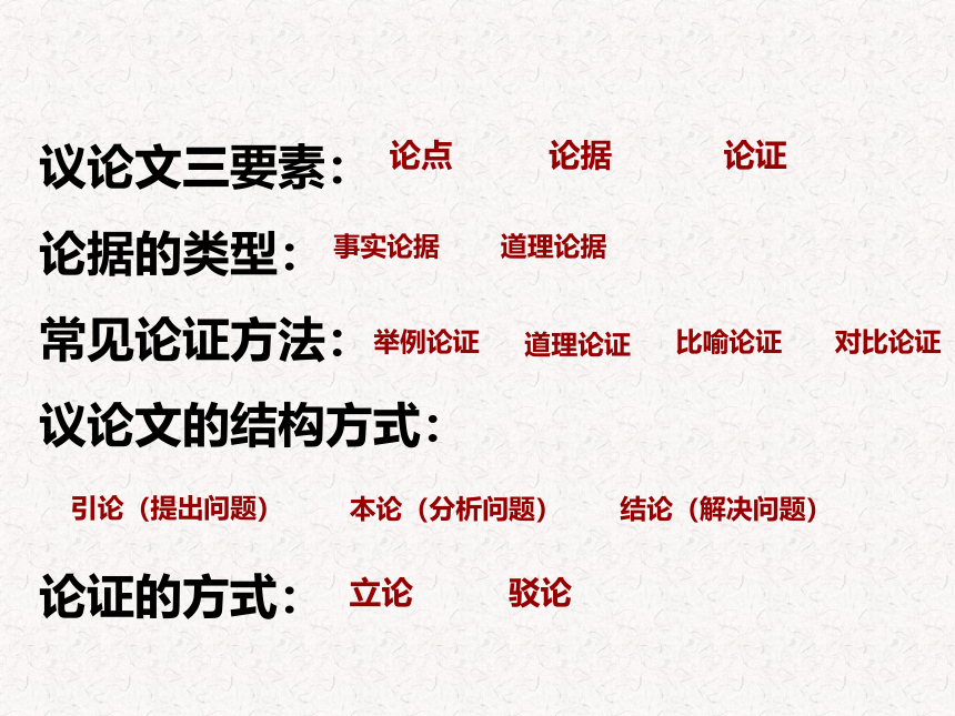 初中语文中考二轮专题 复习议论文阅读课件（共390张PPT）