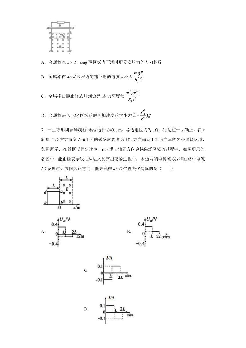 期末复习培优训练与检测（二）—2020-2021学年高二下学期物理人教版（2019）选择性必修第二册（Word含答案）