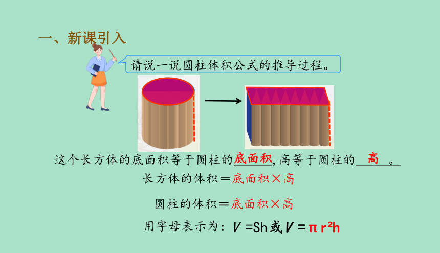 人教版数学六年级下册3.17 圆柱—— 解决问题 课件（10张ppt)