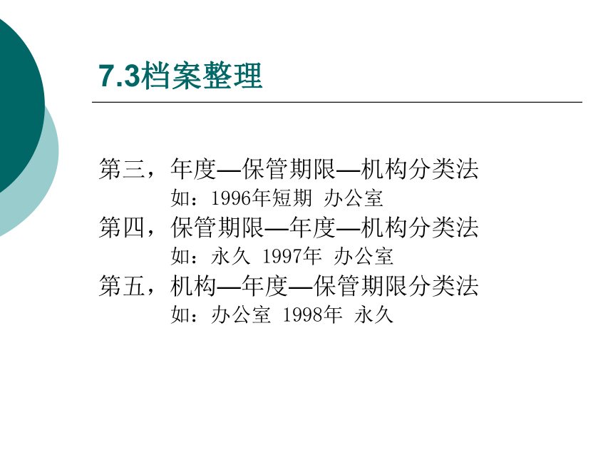 7  档案管理_2 课件(共22张PPT)- 《管理秘书实务（二版）》同步教学（人民大学版）