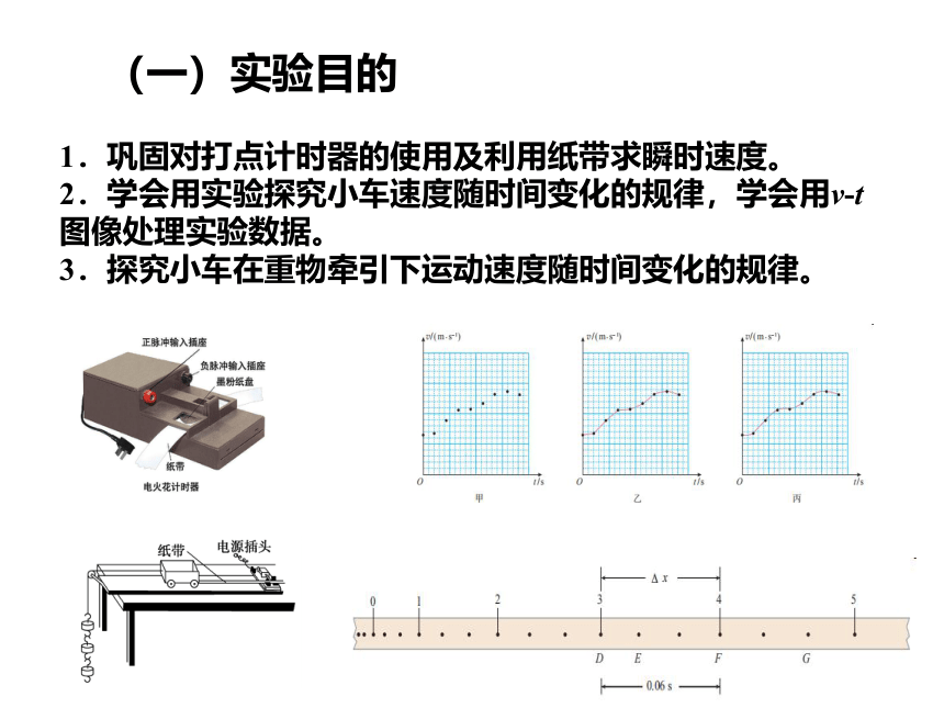 人教版（2019）必修第一册 2.1 实验：探究小车速度随时间变化的规律 课件(共20张PPT)