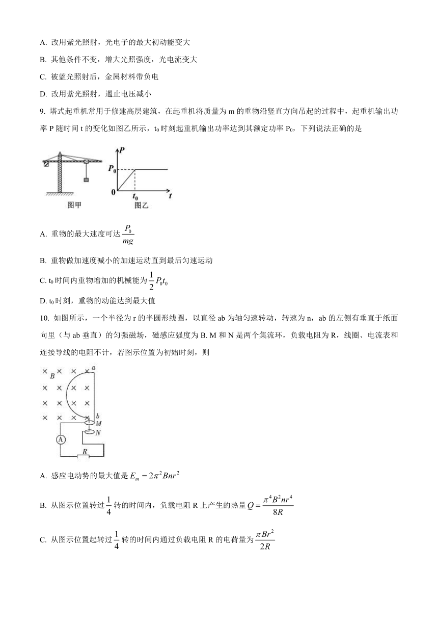 广东省佛山市顺德区2021届高三下学期5月仿真模拟题物理试题 Word版含答案