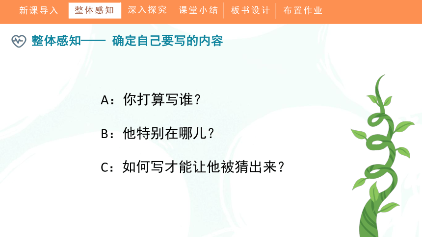 统编版三年级上册第一单元《习作：猜猜他是谁》教学课件（25张）