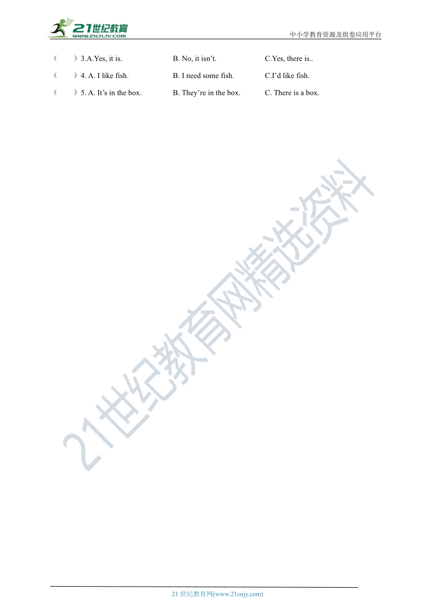 牛津深圳版小学英语四年级上册Module3听力专项练习04（含听力原文，无音频）