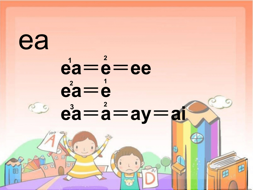 Phonics ea的发音课件(共22张PPT)