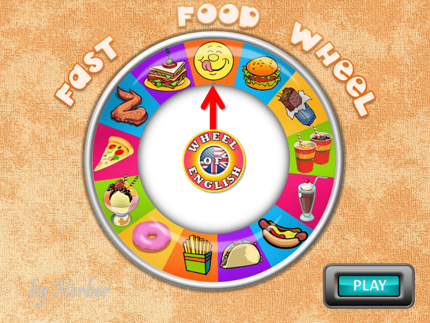 小学英语课堂游戏之 fast-food-wheel课件（共14张PPT）