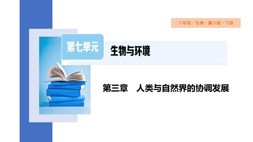 7.3.3 保护生态环境 课件(共23张PPT) 2023-2024学年初中生物冀少版八年级下册