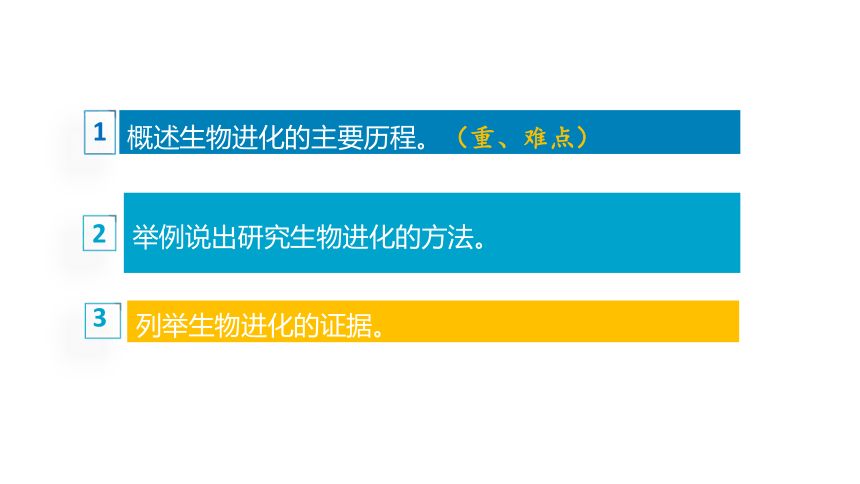 第七单元 第三章 生命起源和生物进化2-生物进化的历程 课件（35张PPT）