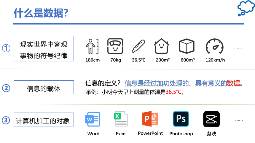 粤教版（2019）1.1数据及其特征 课件