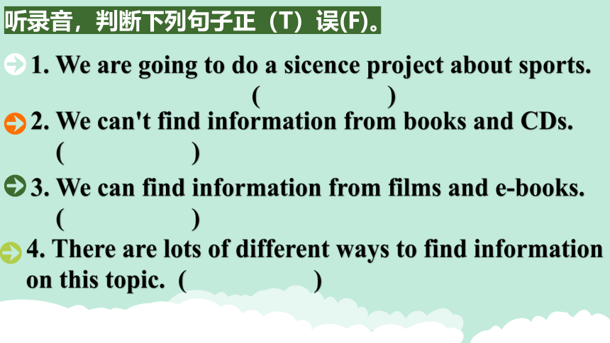 Module 4 Unit 2 We can find information from books and CDs. 课件（共13张PPT）