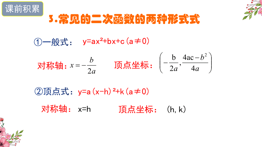 冀教版九年级下册30.3由不共线三点的坐标确定二次函数课件(共20张PPT)